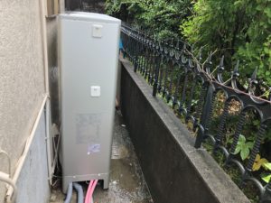 岐阜県 ヒートポンプ給湯器 エコキュート取替工事【株式会社山嘉】