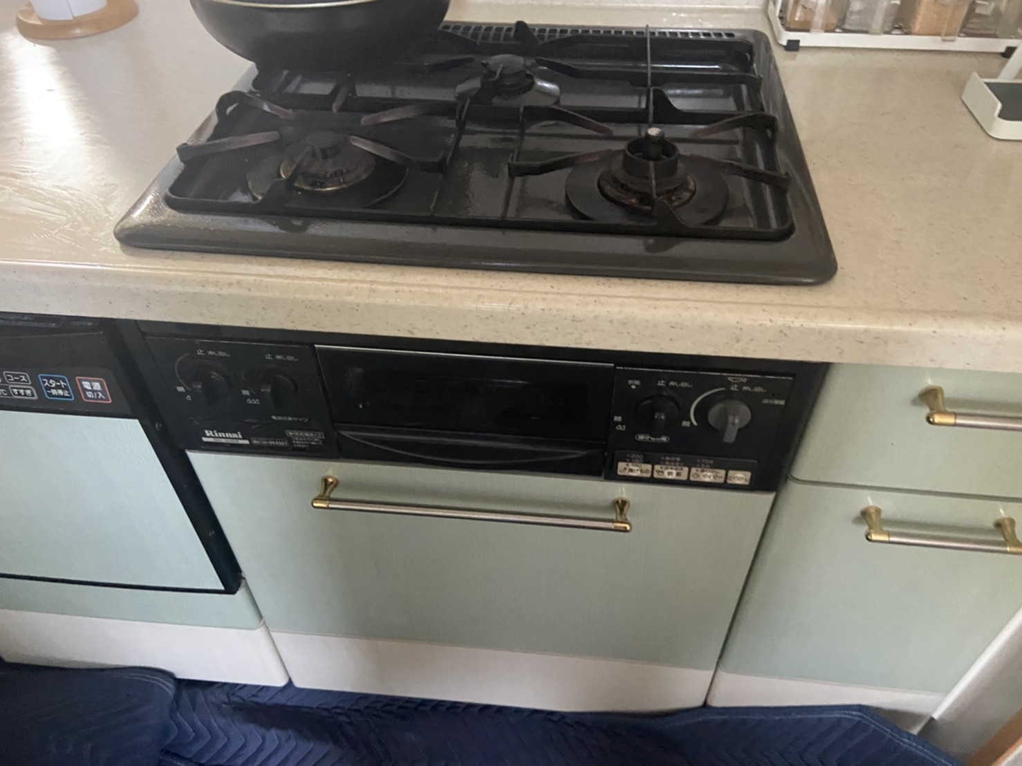 岐阜県 キッチンリフォーム ノーリツ ビルトインガスコンロ取替工事【株式会社山嘉】