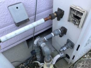 岐阜県可児市 追い炊き配管　リンナイ給湯器取替工事【アンシンサービス24】