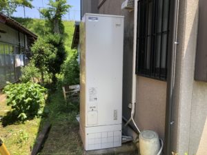 岐阜県 三菱電機 ダイアホット 電気温水器交換工事【株式会社山嘉】