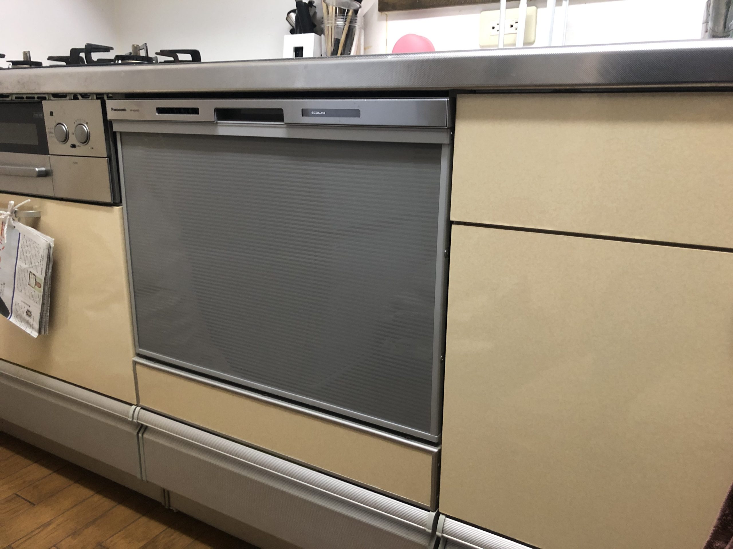 岐阜県 キッチンリフォーム Panasonic ビルトイン食洗機工事【株式会社山嘉】