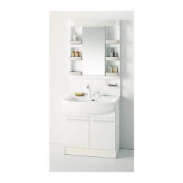 洗面化粧台【工事費込】ノーリツ シャンピーヌS 洗面台 洗面所 リフォーム 工事費込み 取替 交換 取付 工事 LSB-70JWN1A-LRCM-0756H/W